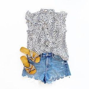 Lovestitch Ruffle Shoulder Top